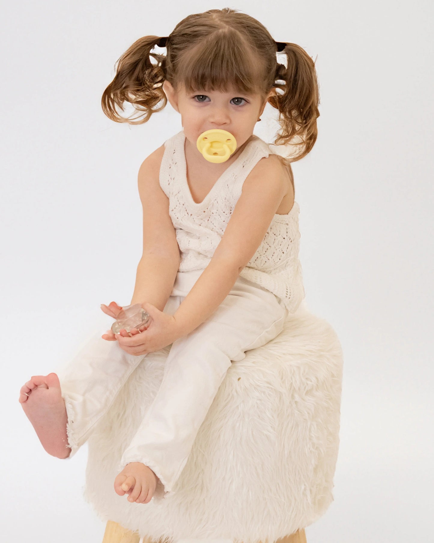 Chupete DIAMOND By Nenina & Co Rosa pálido, Beige y Amarillo