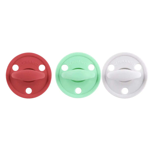 Chupete DIAMOND FS By Nenina & Co New Rojo, Mint y Gris