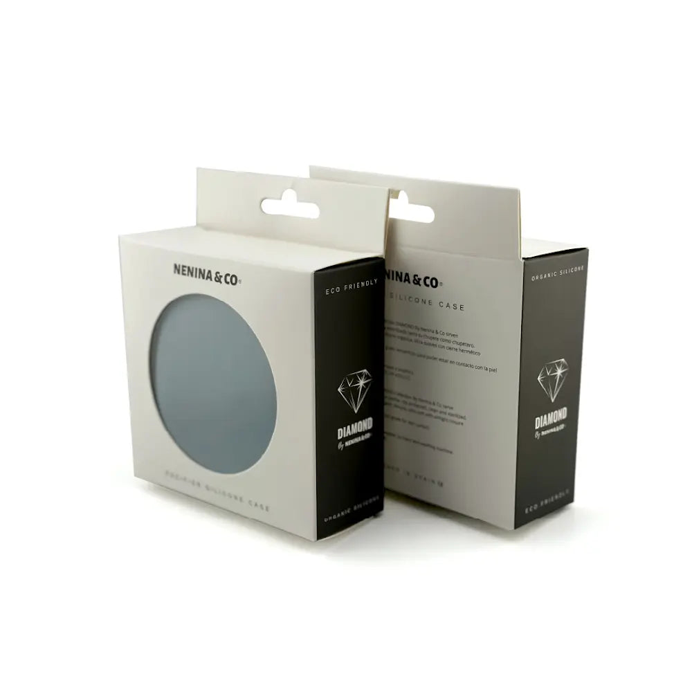 Chupete DIAMOND+ Guardachupete DIAMOND Dusty Blue Nenina & Co