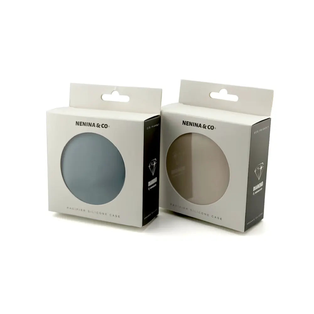 Chupete DIAMOND+ Guardachupete DIAMOND Dusty Blue Nenina & Co