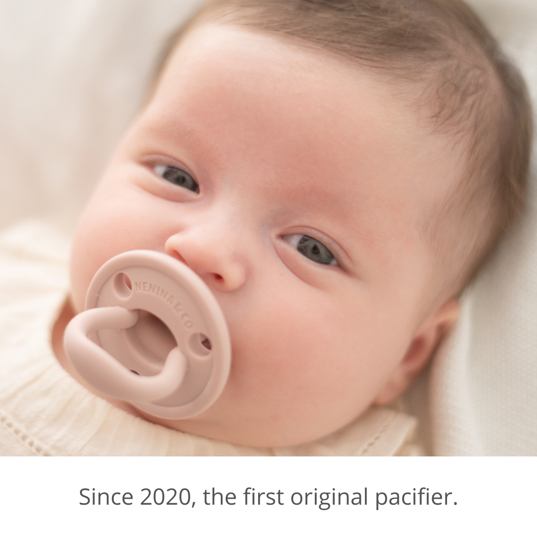 Kit 2 Chupetes Clásicos para Bebé Silicona Orgánica Nenina & Co