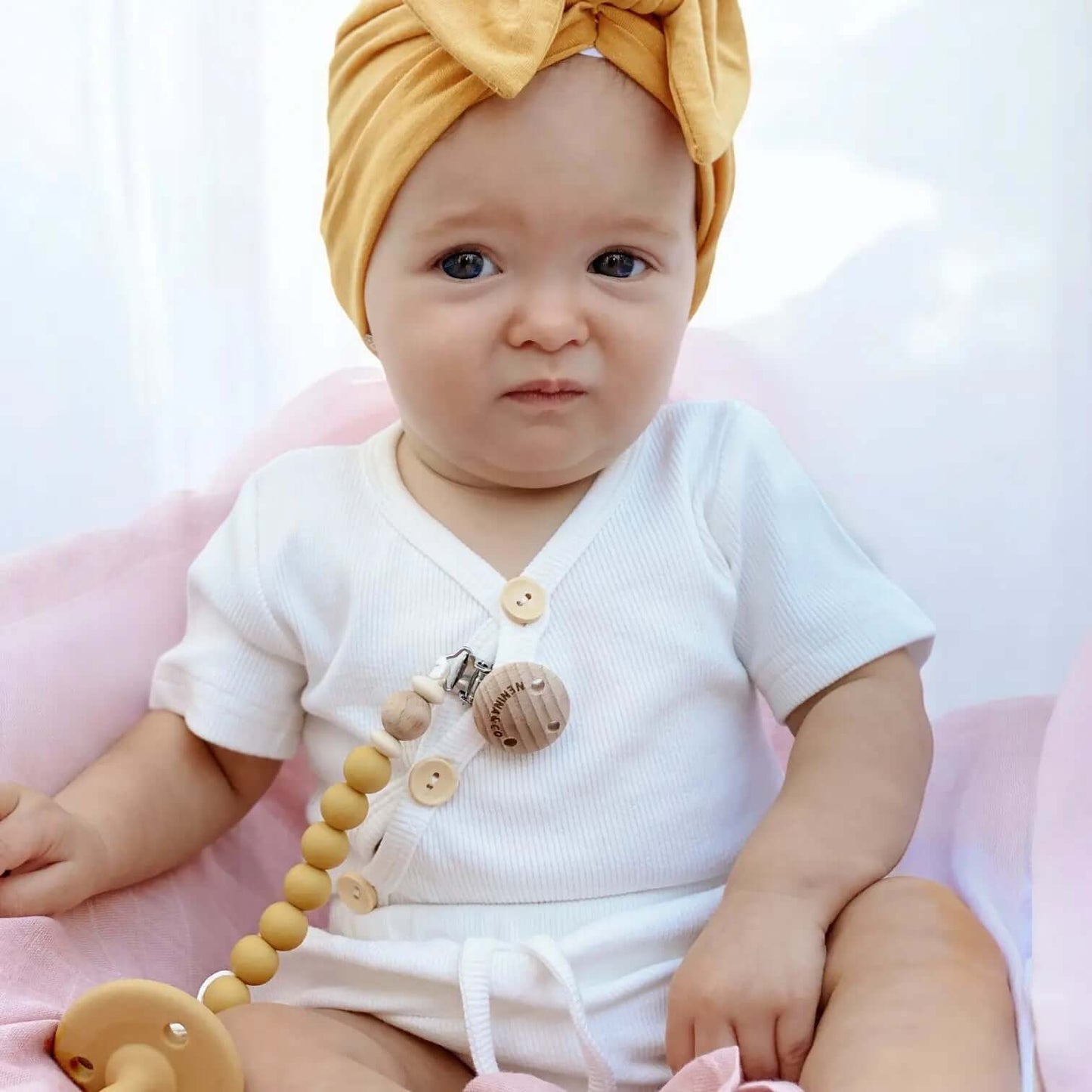 Chupetero Mango de silicona organica Nenina & Co