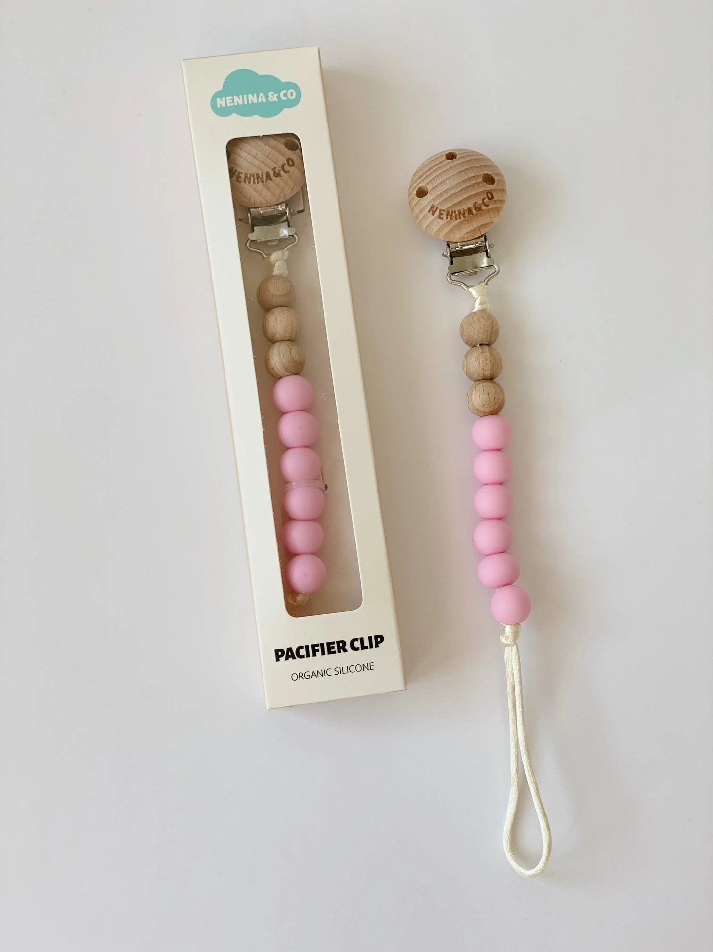 Chupetero Vintage Rosa Chicle  Nenina & Co