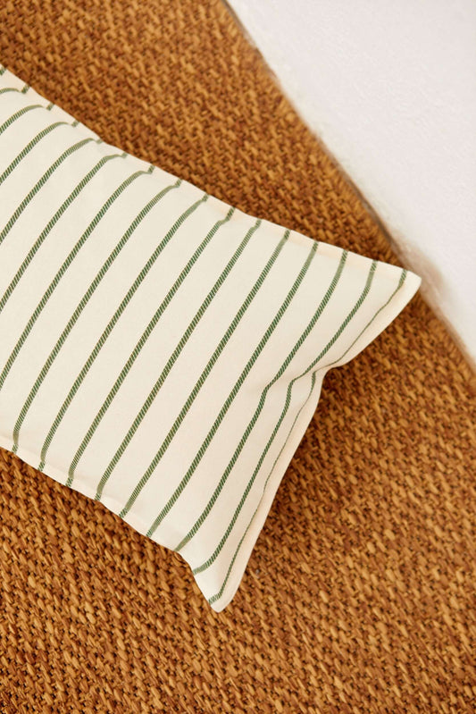 Funda cojín cadena verde 30cmx50cm