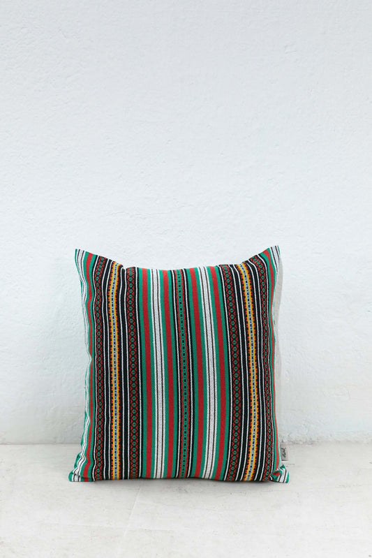 Funda cojín granada verde 50cmx45cm