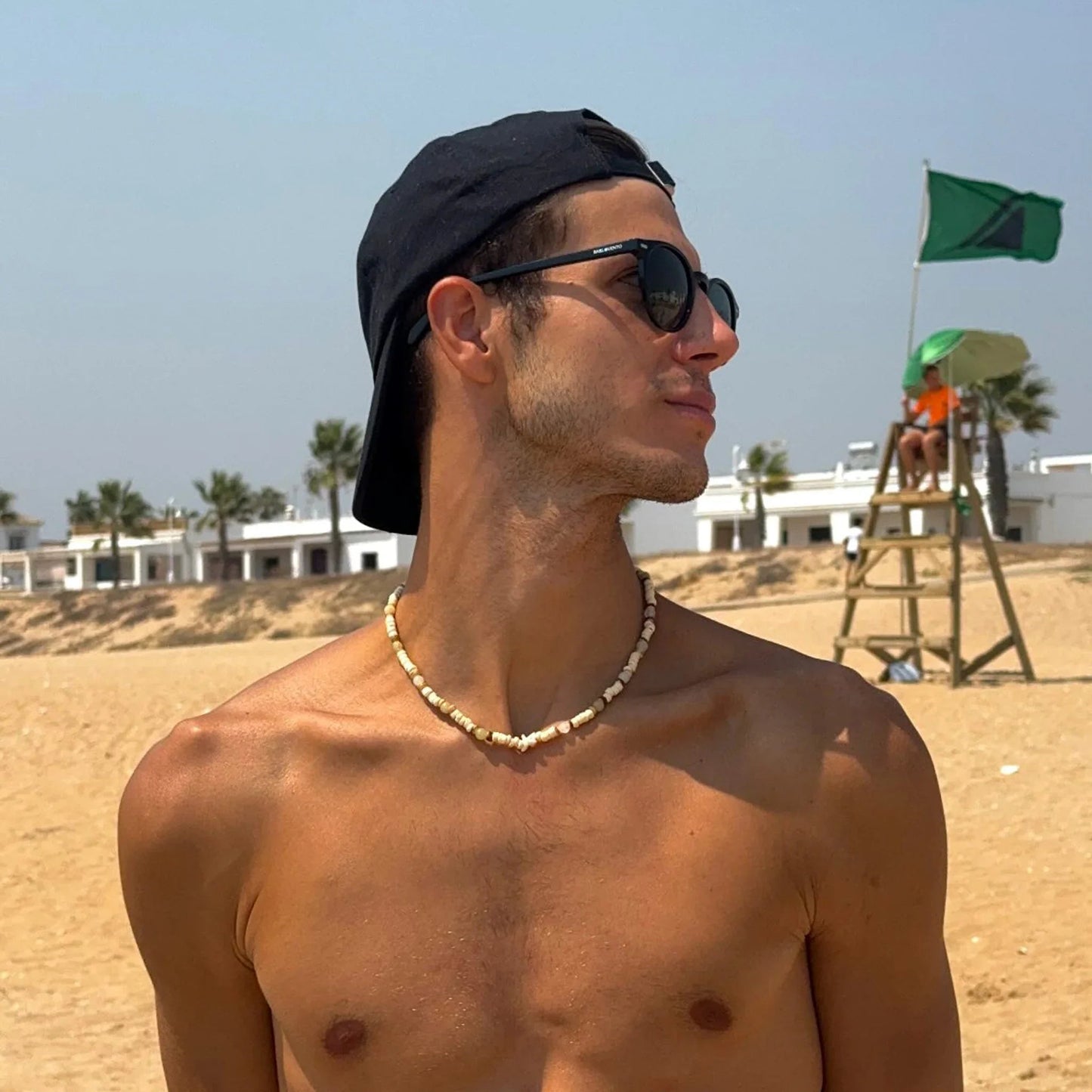 Peñarronda · gafas de sol negras con lentes polarizadas verdes