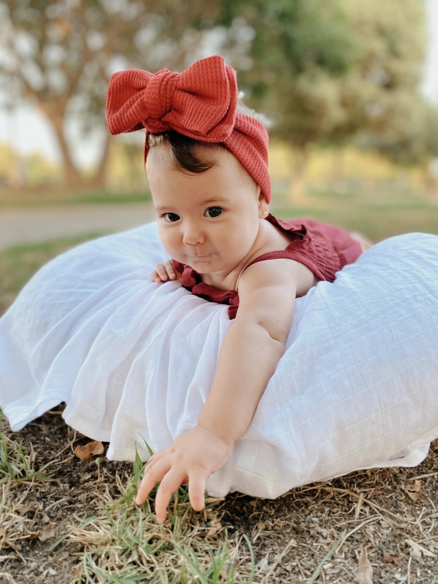 Conjunto Pelele + Diadema Nenina & Co Rojo