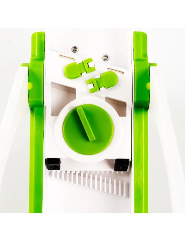 Mandolina para verduras con base antideslizante - Cortador multifunción 4 modos de corte