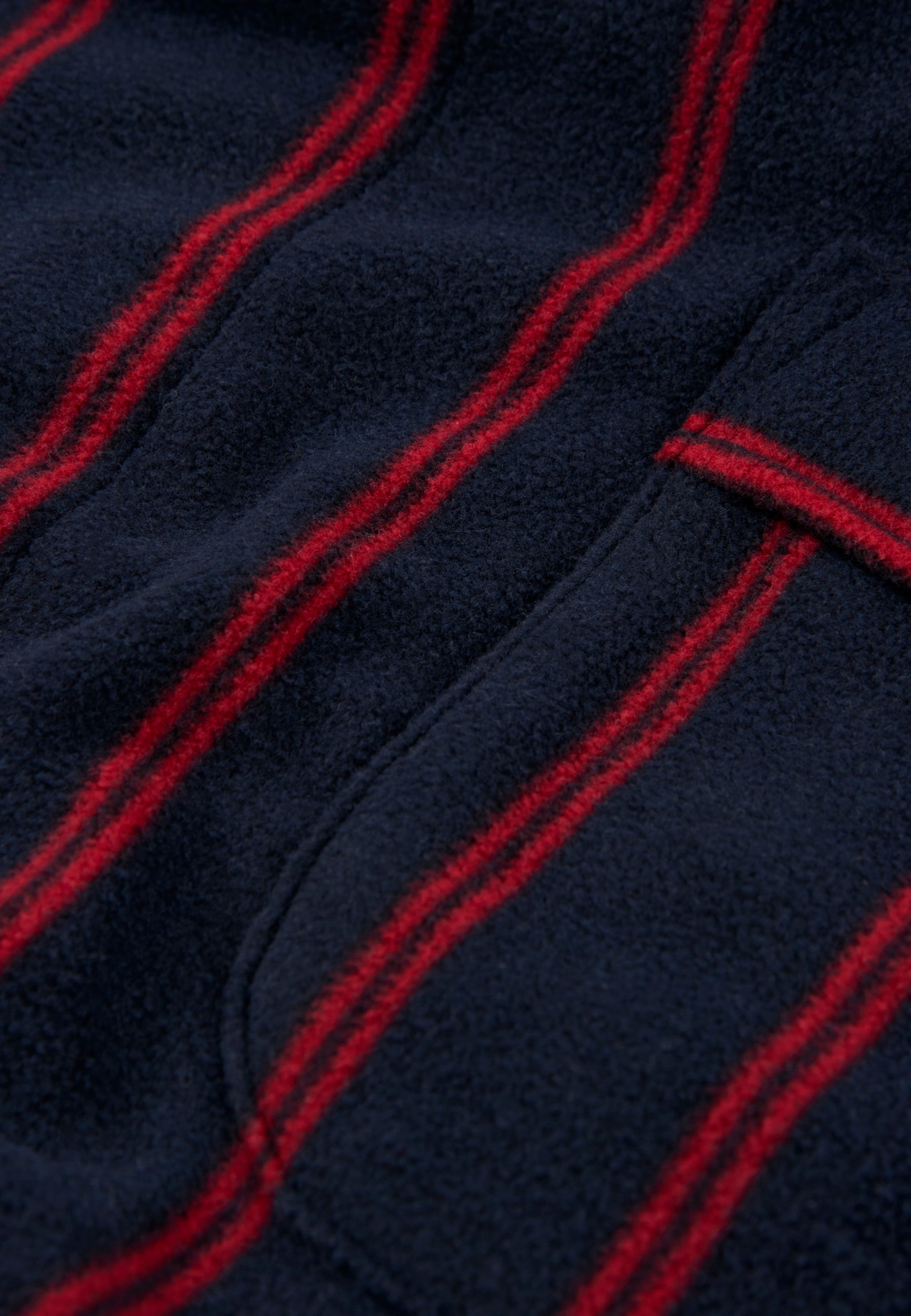 🧥 Bata Hombre Invierno Premium Forro Polar Estampado Azul - Máximo Confort