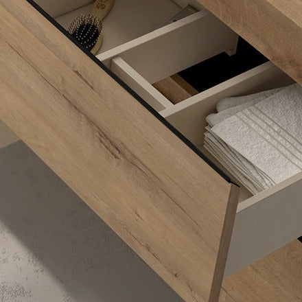 BATHME MADISON TOP Conjunto Completo Mueble 3 Cajones Roble Ostippo