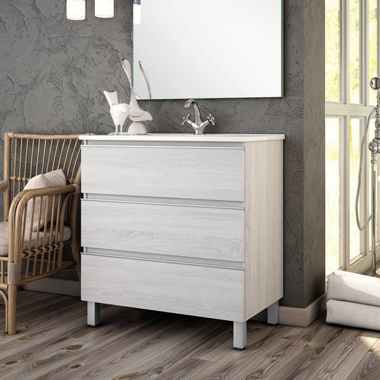 BATHME MADISON TOP Mueble de Baño con Lavabo 3 Cajones Hibernian