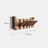Perchero de pared en madera - Colgadores plegables