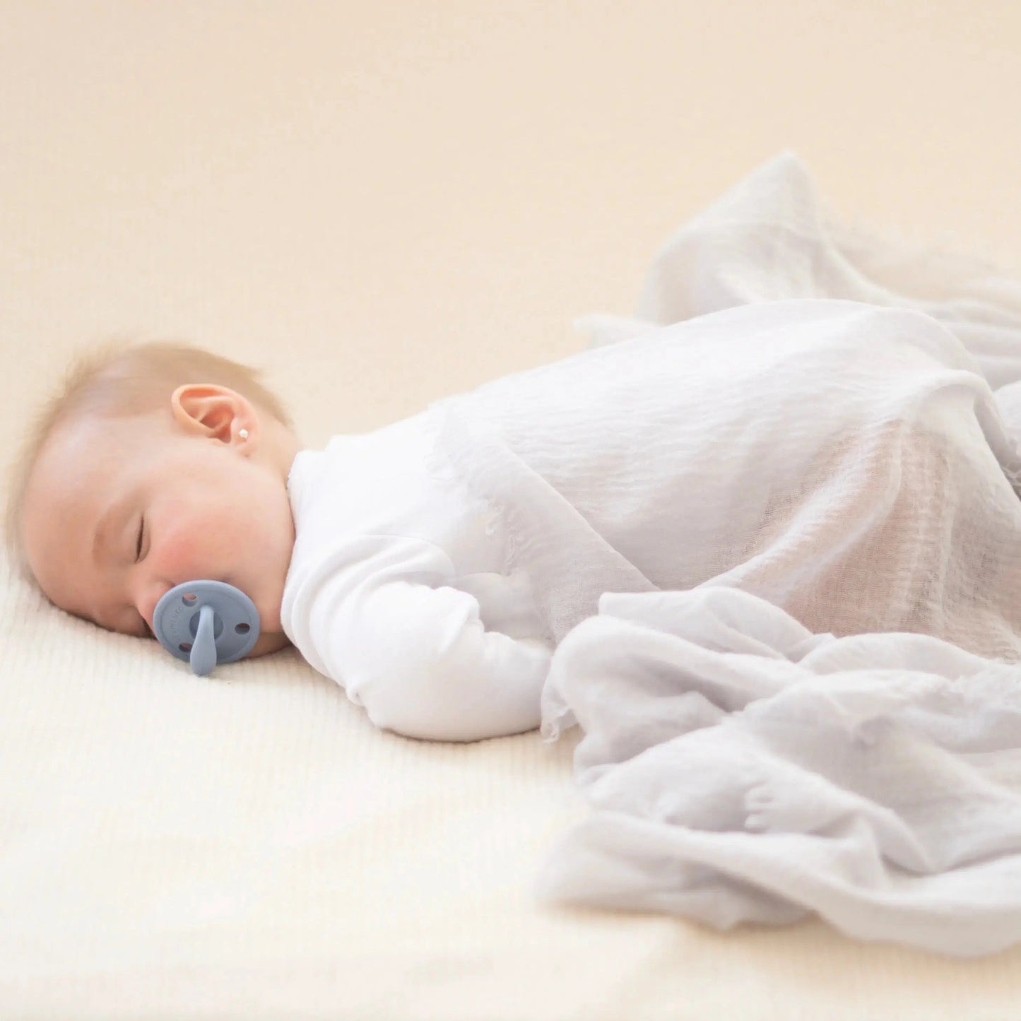 Chupete DIAMOND By Nenina & Co Gris y Amarillo | Silicona Orgánica para Bebé +12 Meses