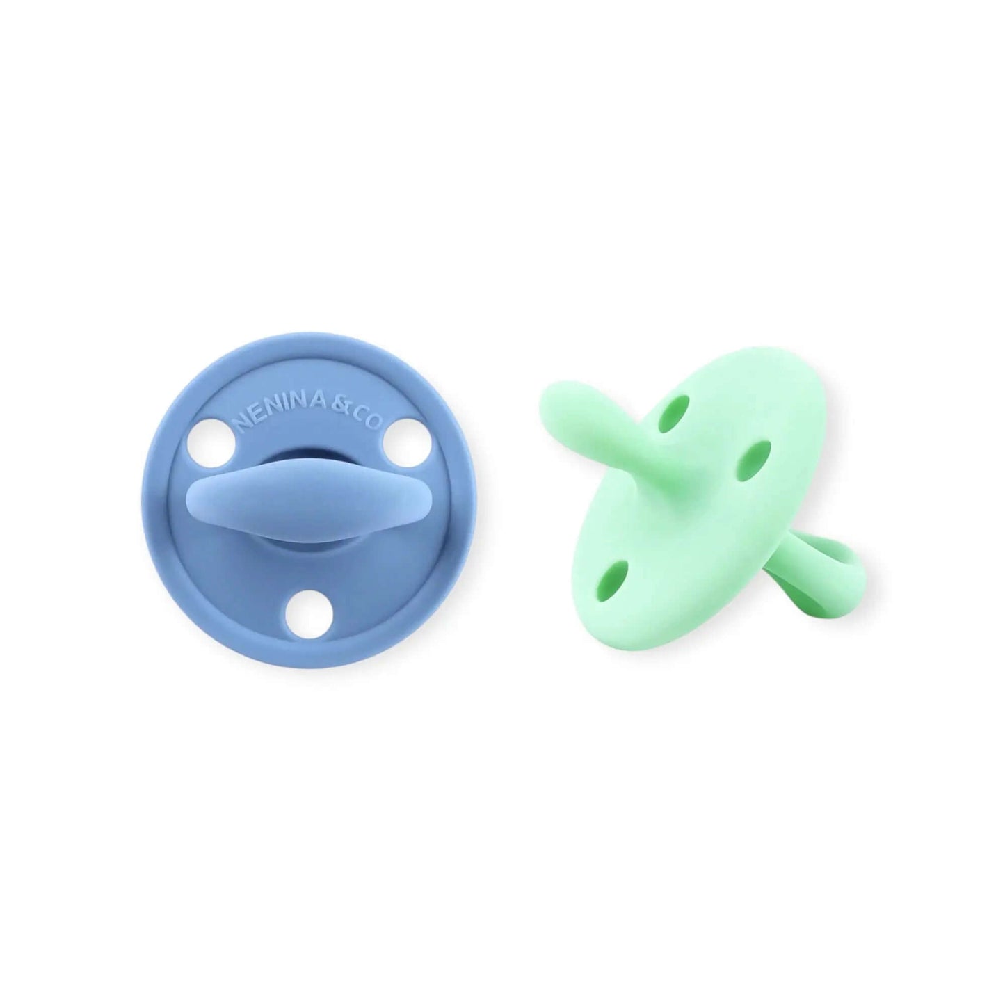 Nuevo Pack 2 Chupetes DIAMOND FS Tetina Fisiológica | Silicona Orgánica Nenina & Co