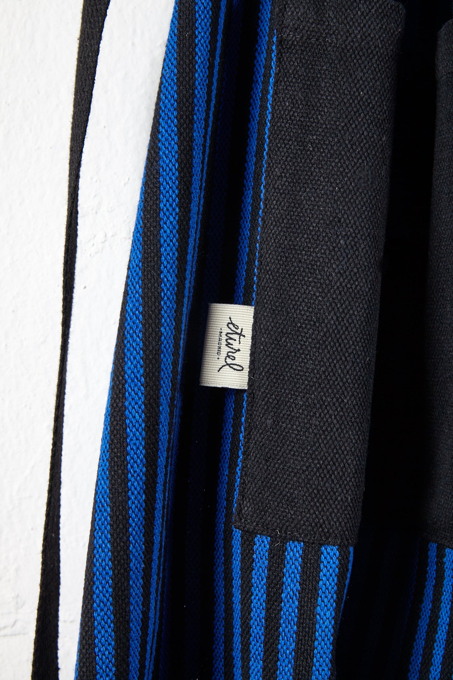 Delantal Loneta Estribera Azul Ajustable