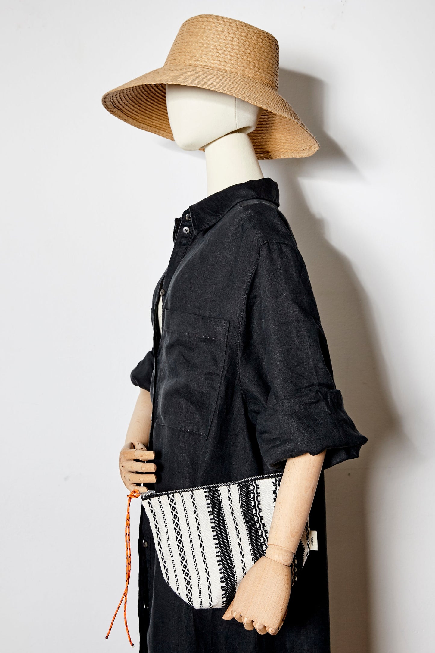 Neceser/estuche alpujarra blanco y negro