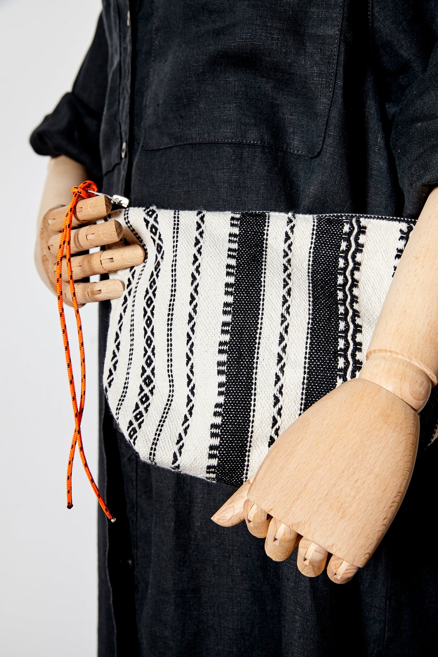 Neceser/estuche alpujarra blanco y negro