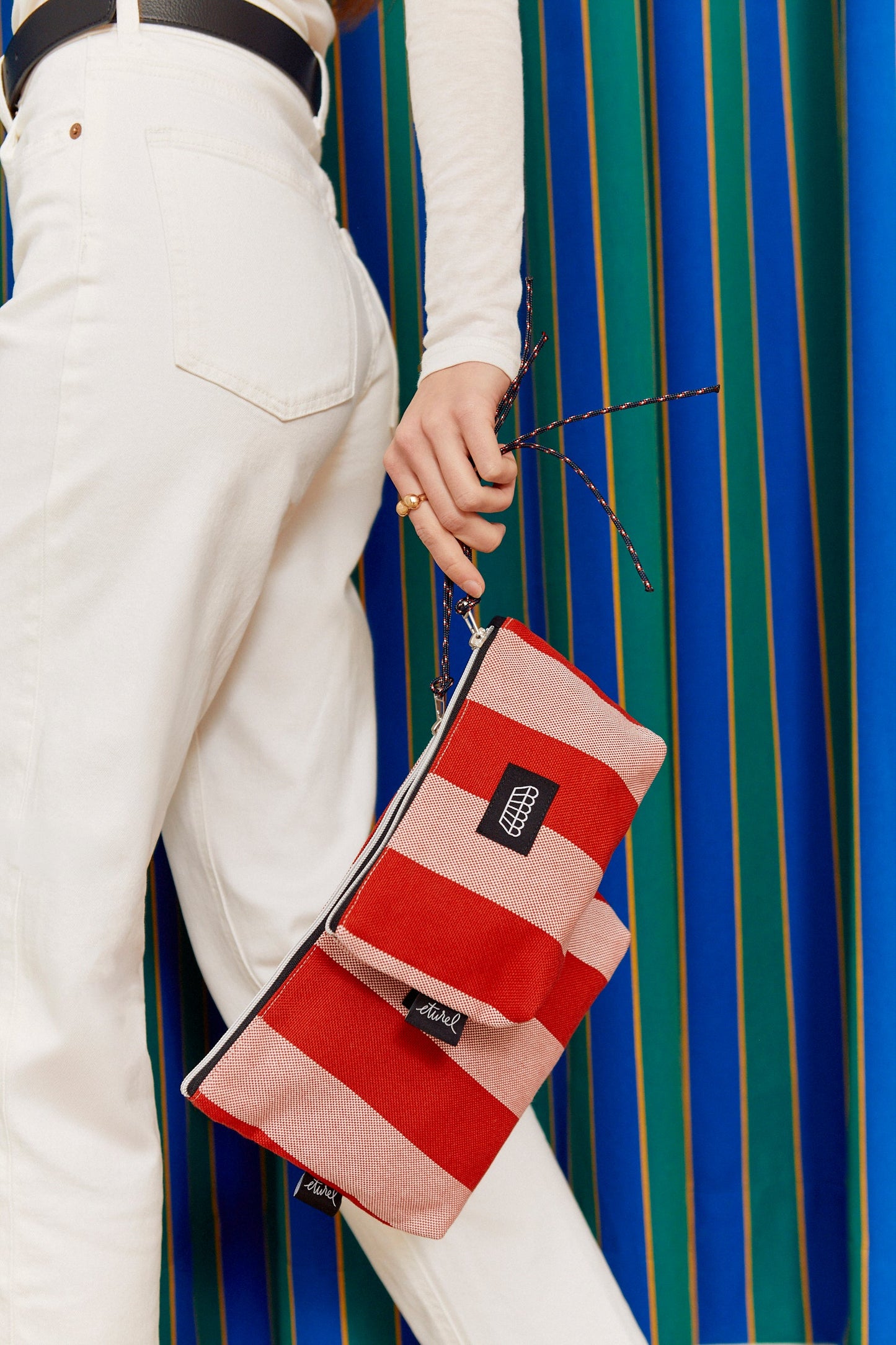 Neceser/estuche lona toldo rojo