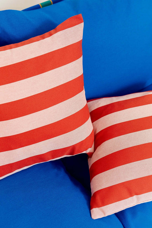 Funda cojín lona toldo rojo 50cmx50cm