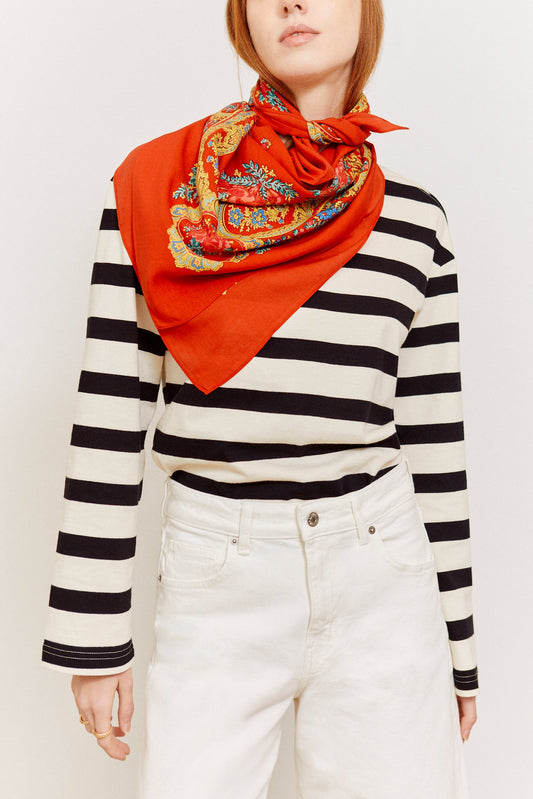 Pañuelo portugués cadena rojo