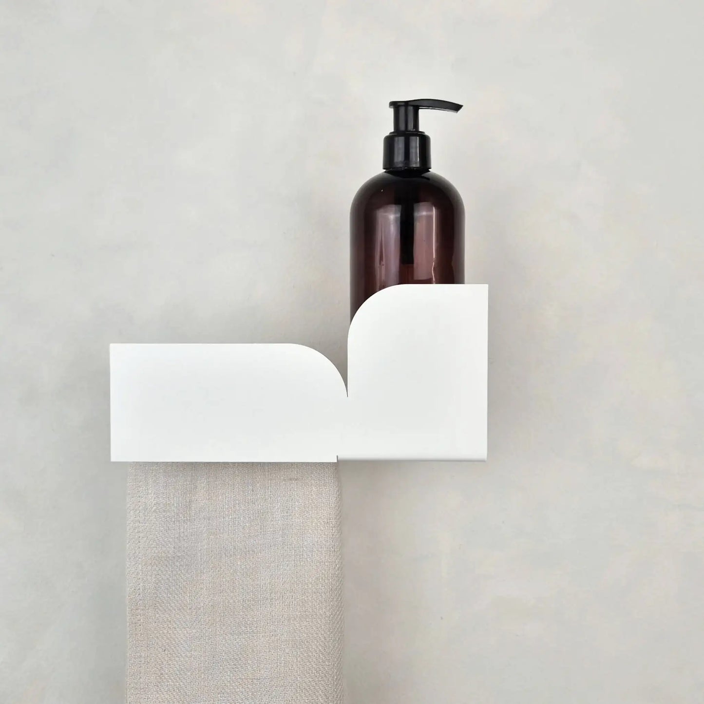 Estantería de pared metálica Torino – repisa flotante para baño
