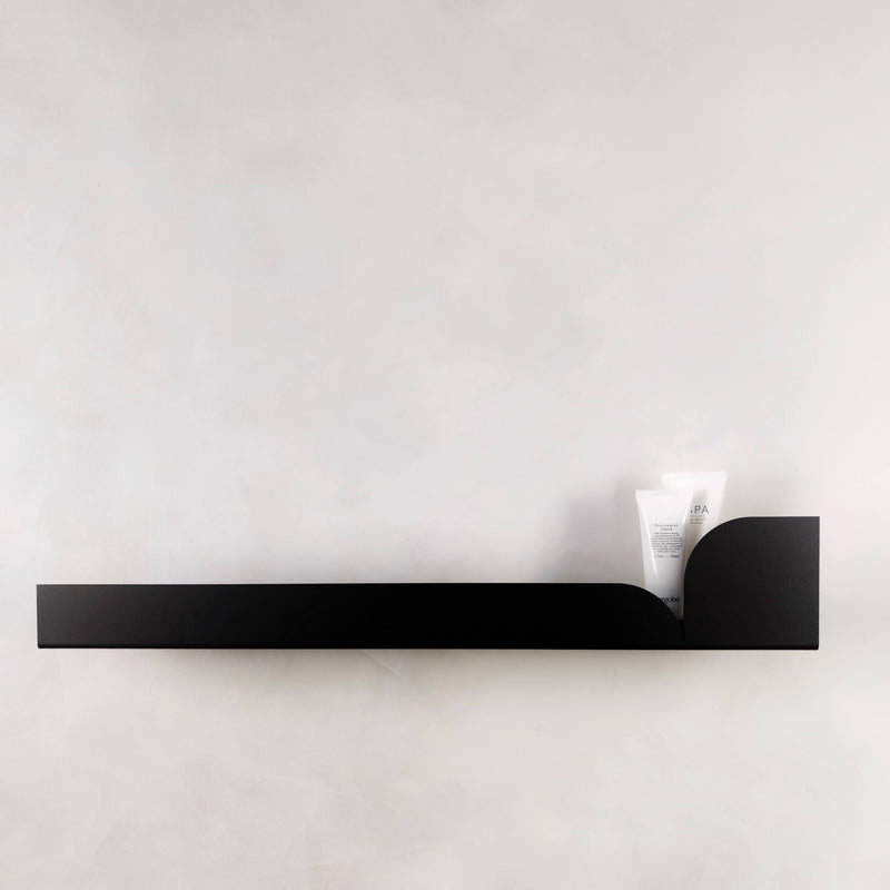 Estantería de pared metálica Torino de 60 cm con acabado mate