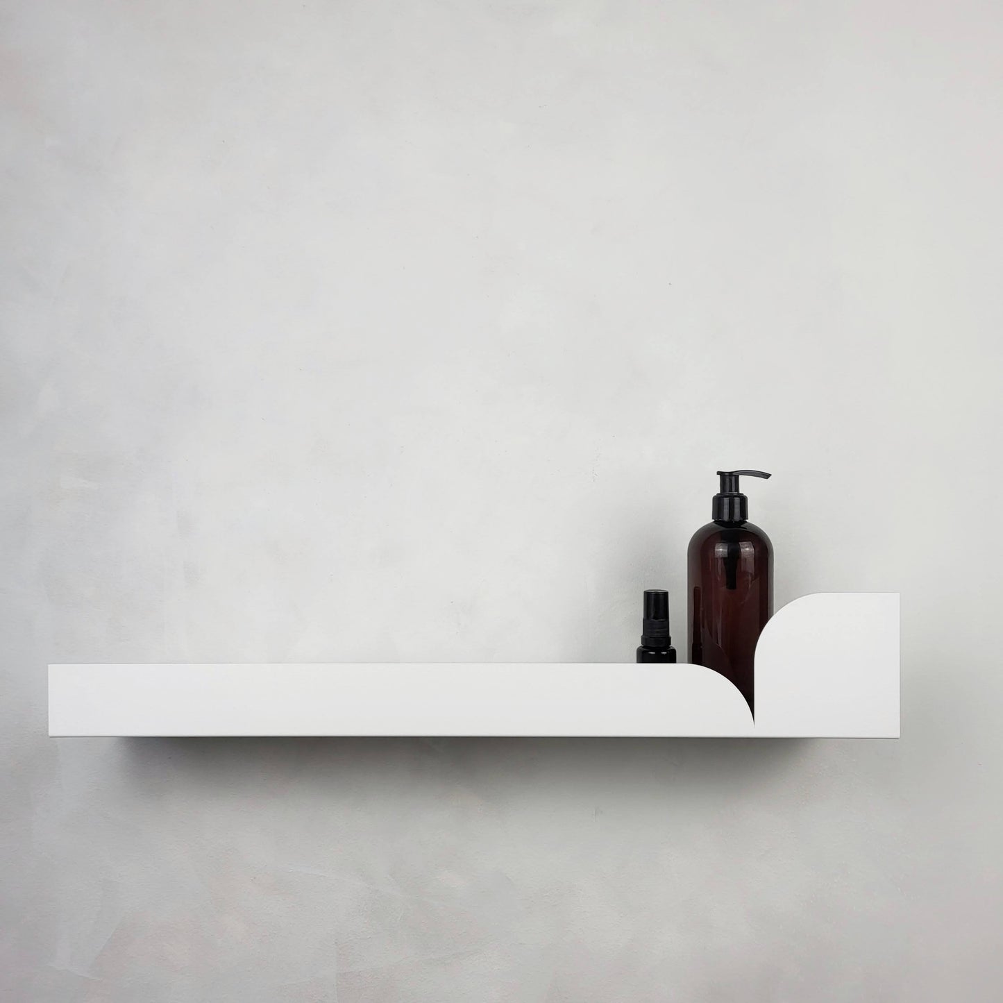 Estantería de pared metálica Torino grande – repisa flotante 60 cm