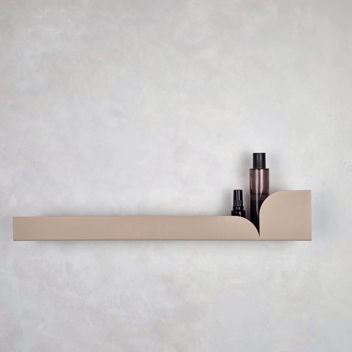 Estantería de pared metálica Torino grande – repisa flotante 60 cm