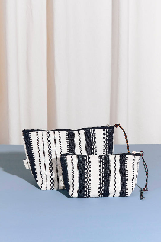 Neceser/estuche alpujarra blanco y negro