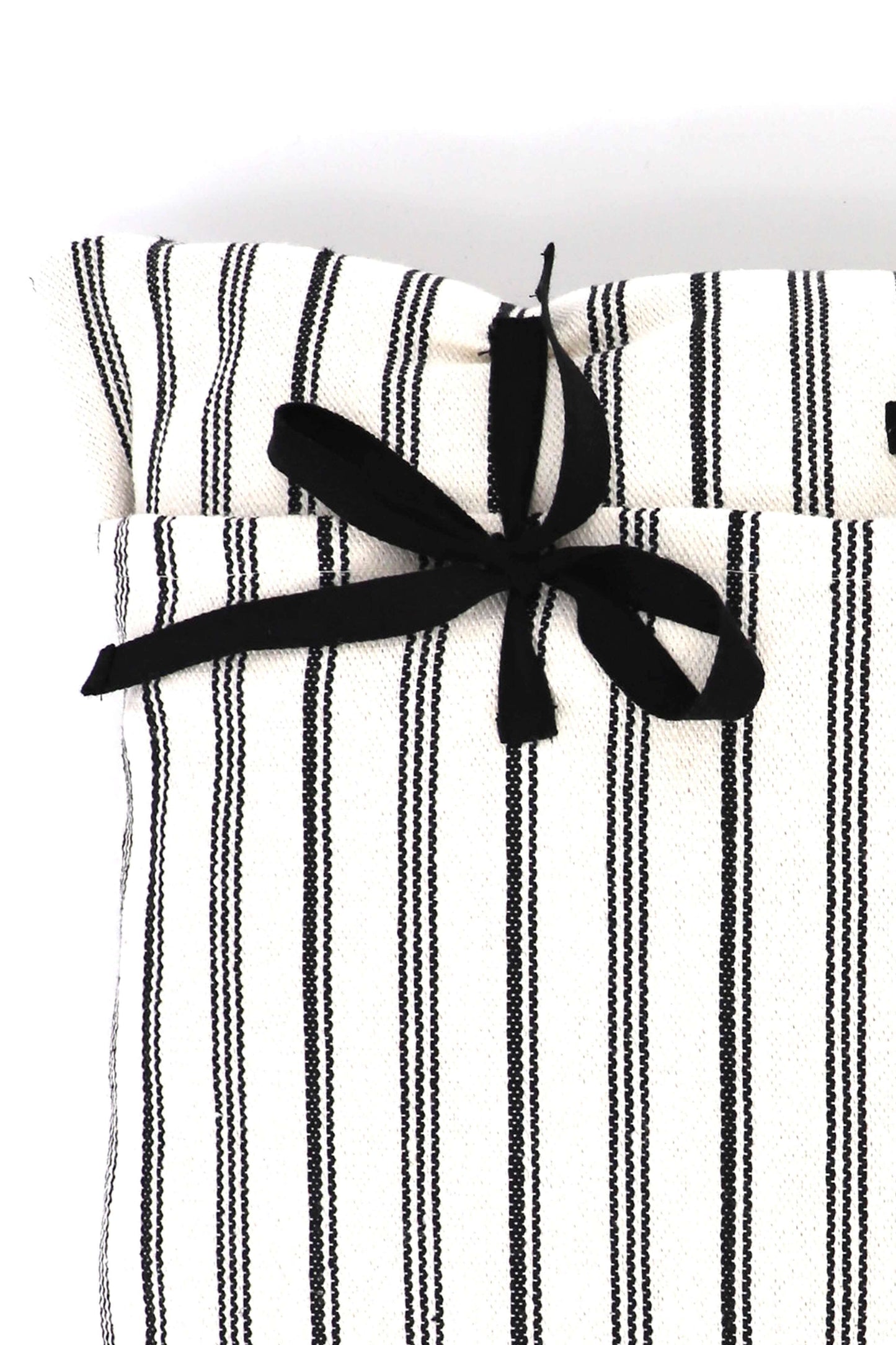 Funda cojín loneta blanco y negro 50cmx50cm