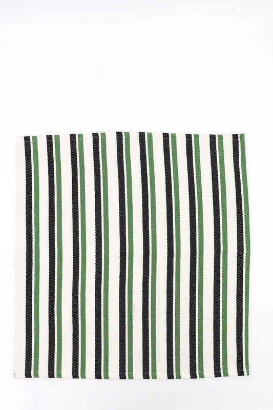 Servilleta loneta verde y negro (pack de 2)