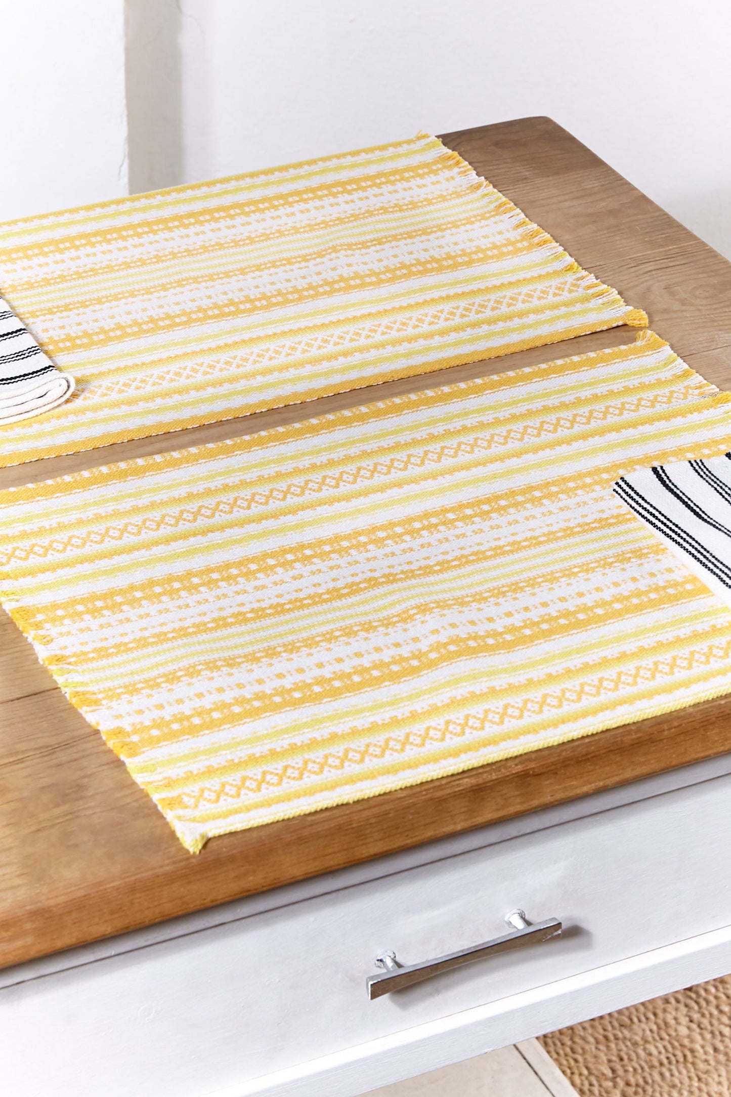 Mantel individual alpujarra amarillo (pack de 2)