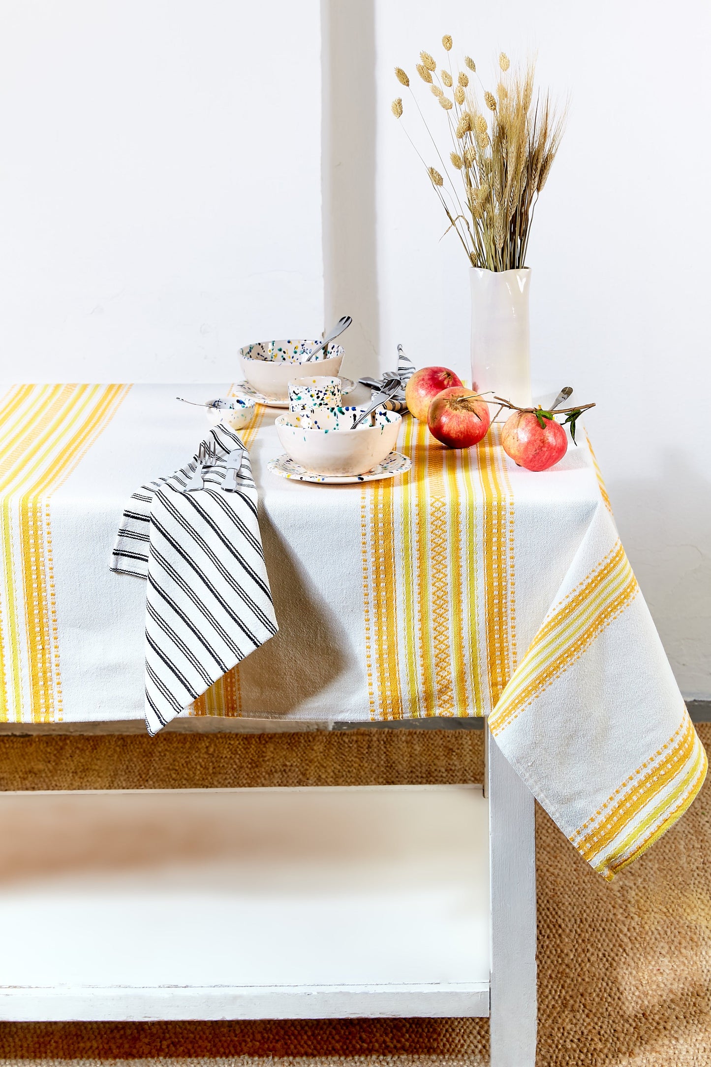 Mantel alpujarra tonos amarillos