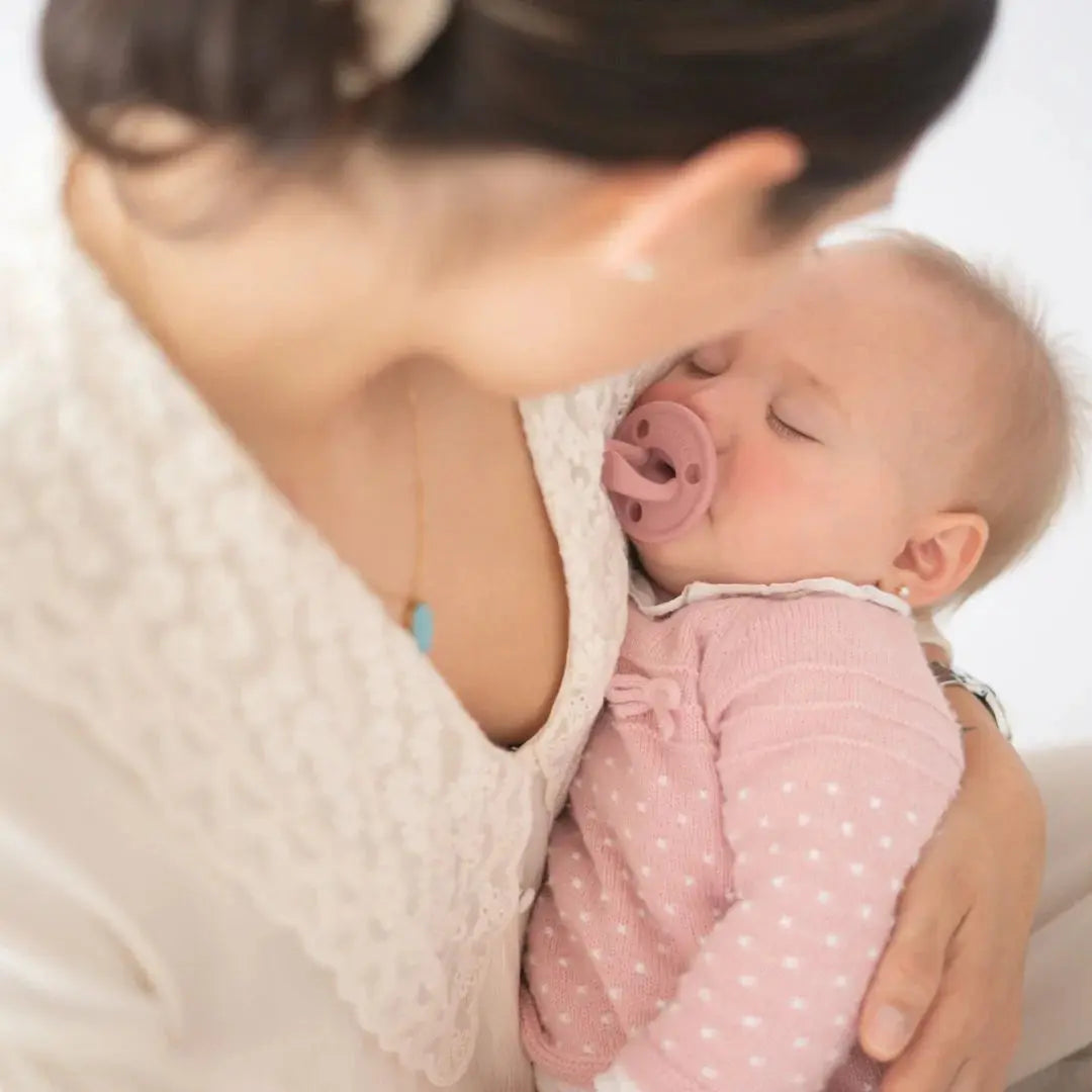 Kit 2 Chupetes Clásicos para Bebé Rosa Chicle y Rosa | Silicona Orgánica Nenina & Co