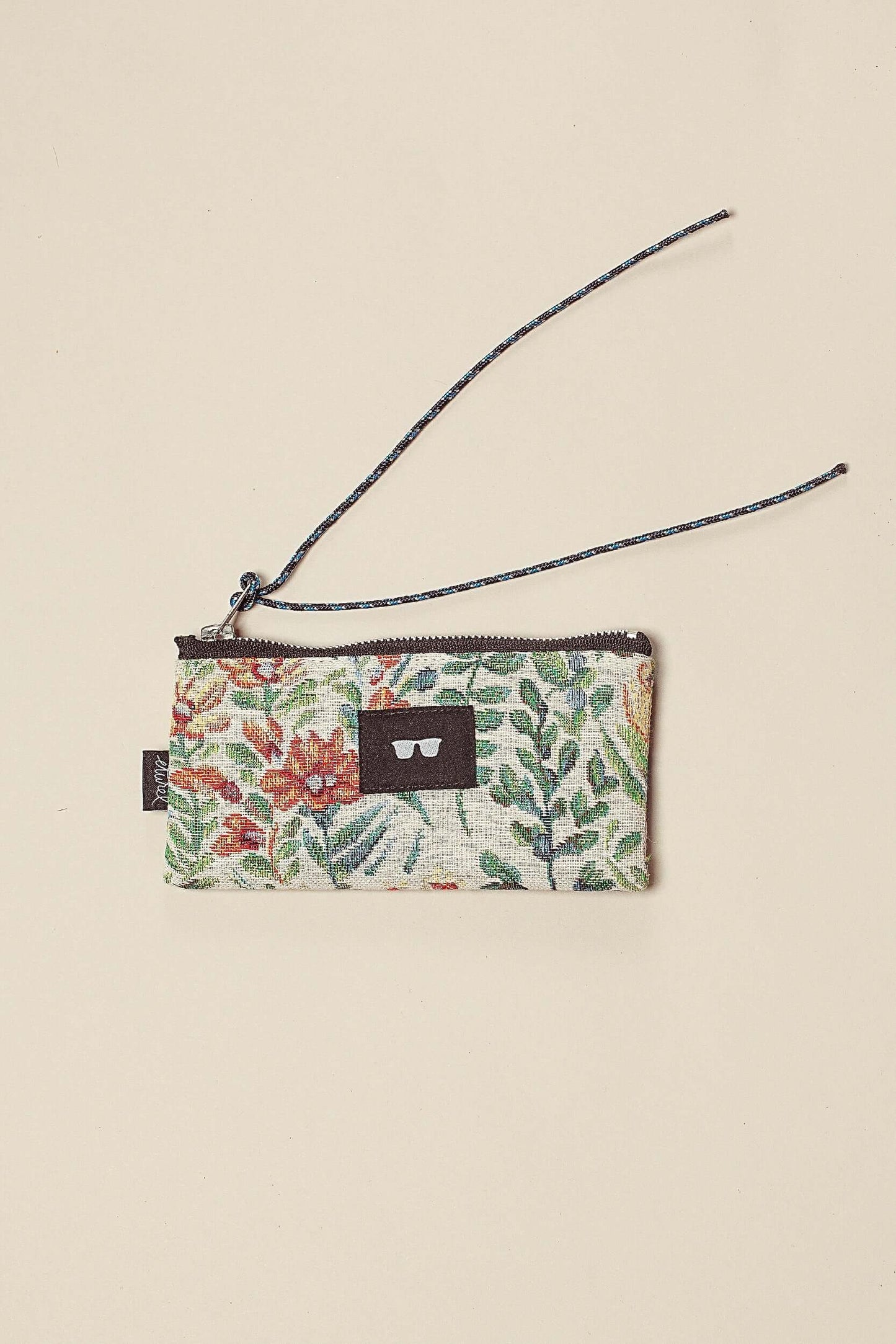 Funda de gafas tejido jacquard flores azaleas