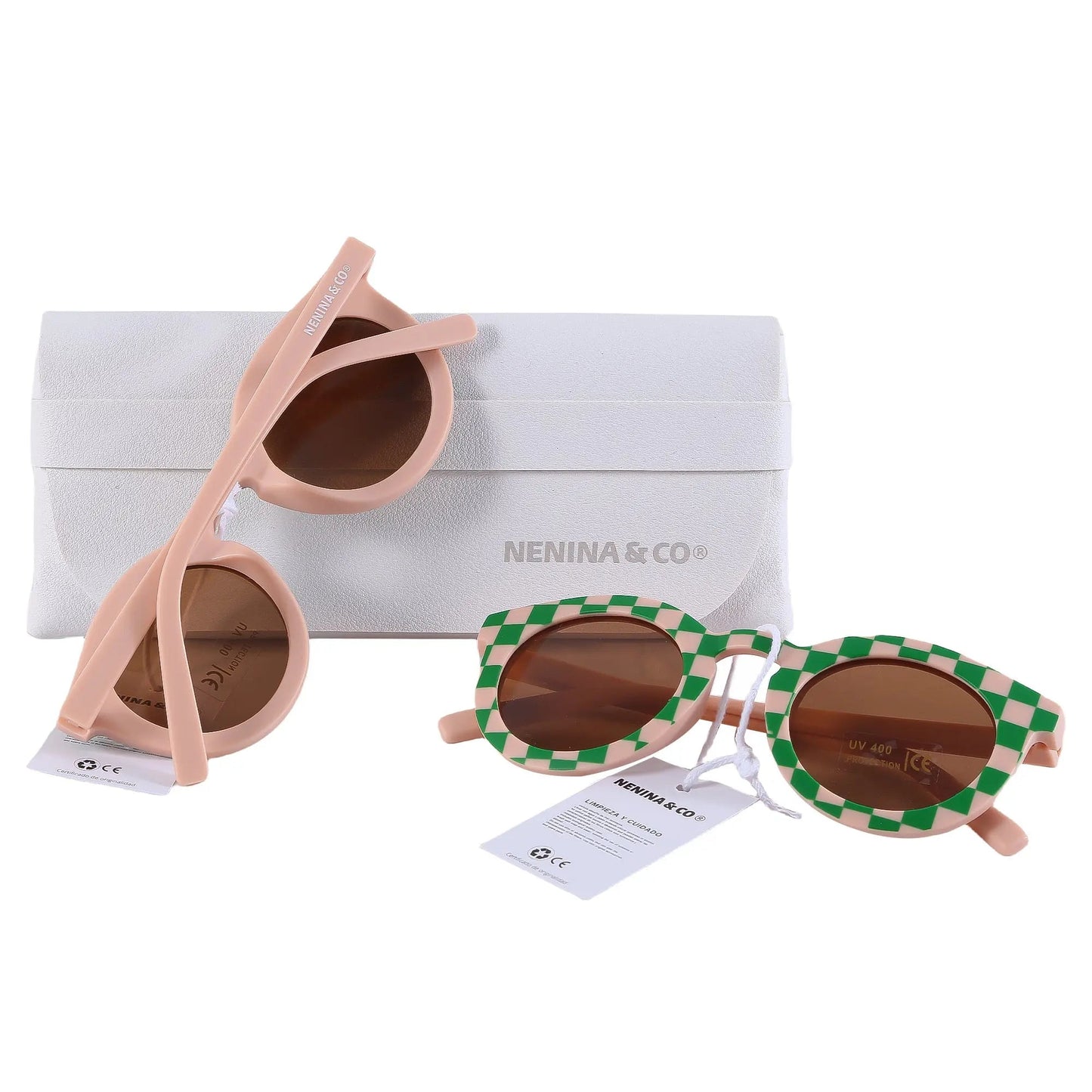 Gafas de sol Vichy Infantil Cat eyes Pink Polarized Sostenibles Nenina & Co