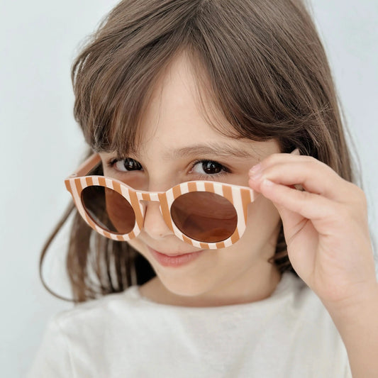 Gafas de sol infantil White Cat eyes Polarized Sostenibles Nenina & Co