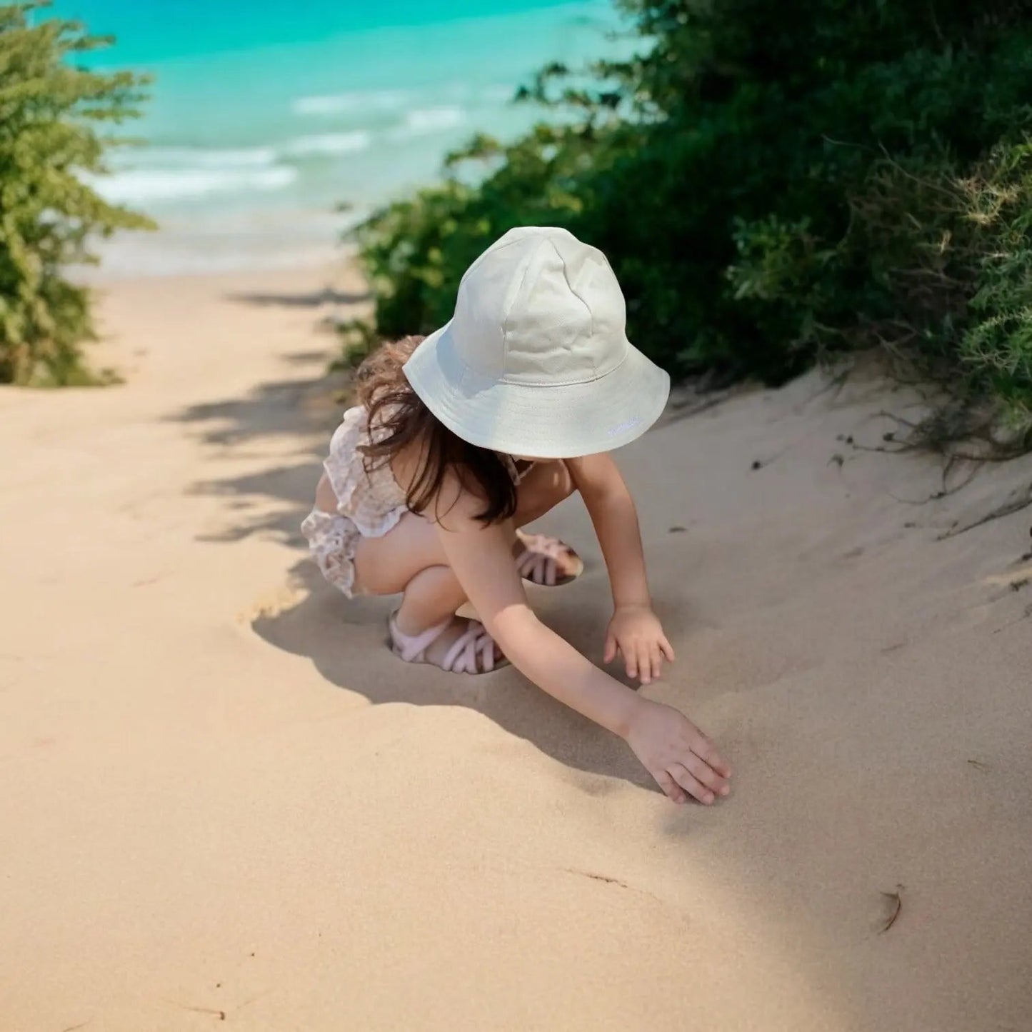 Gorro para el Sol Oliva Nenina & Co - Hecho de Algodón Orgánico | Protección Solar y Estilo