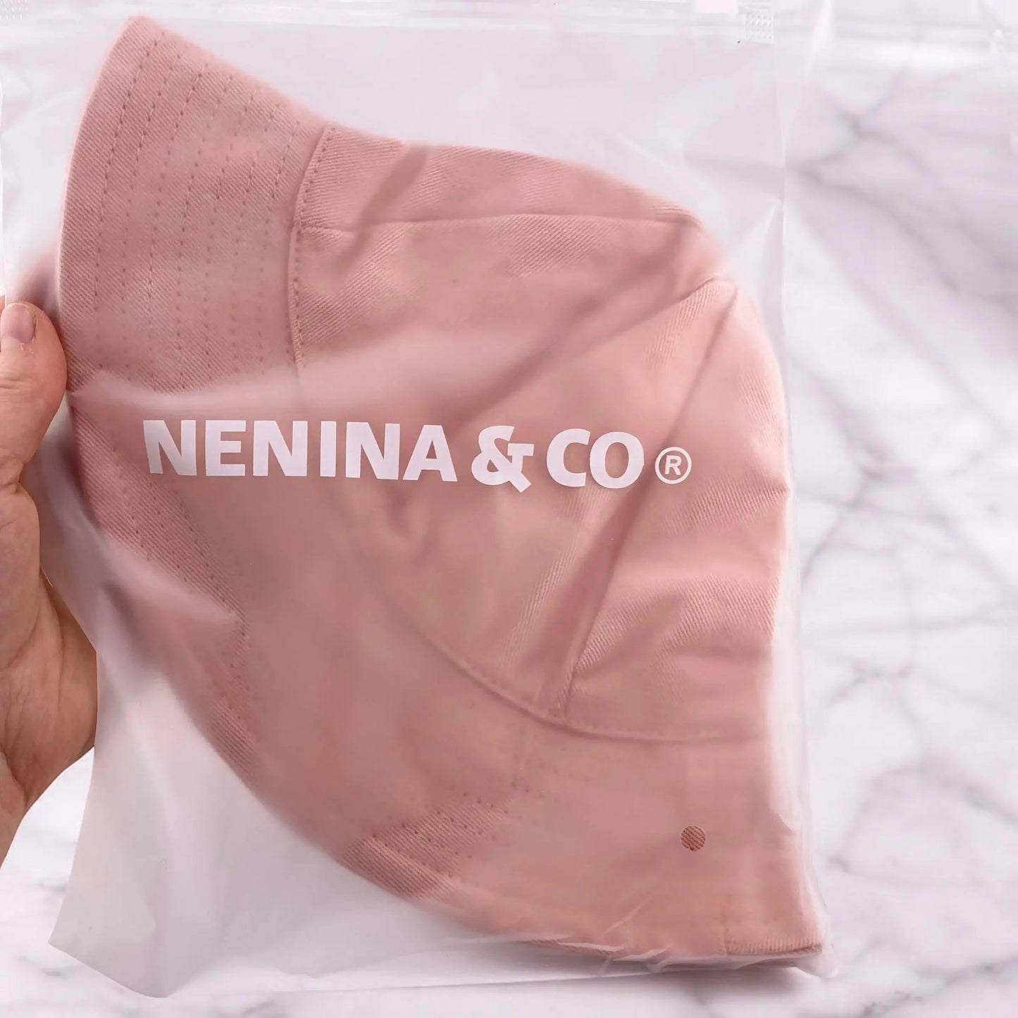 Gorro para el Sol Rosa Nenina & Co - Hecho de Algodón Orgánico | Protección Solar y Estilo