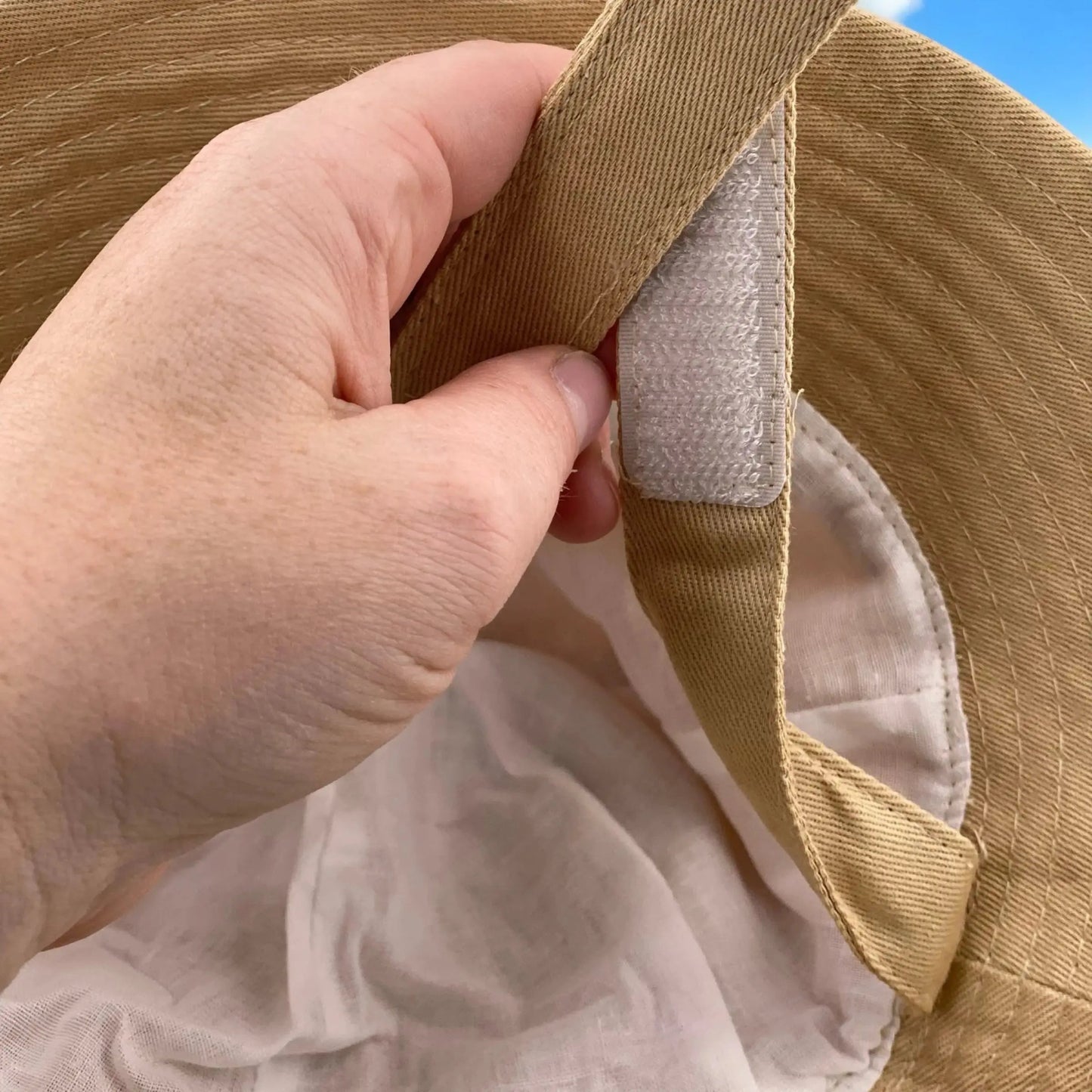 Gorro para el Sol Beige Nenina & Co - Hecho de Algodón Orgánico | Protección Solar y Estilo