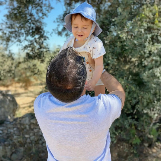 Gorro para el Sol Blue Nenina & Co - Hecho de Algodón Orgánico | Protección Solar y Estilo