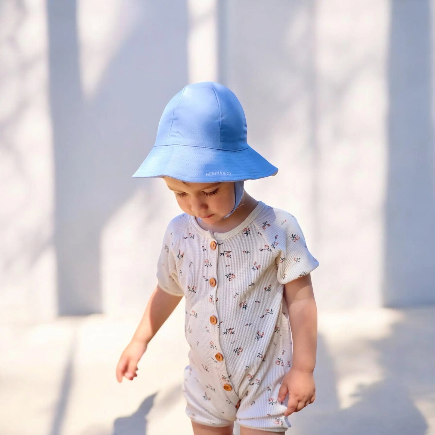 Gorro para el Sol Blue Nenina & Co - Hecho de Algodón Orgánico | Protección Solar y Estilo