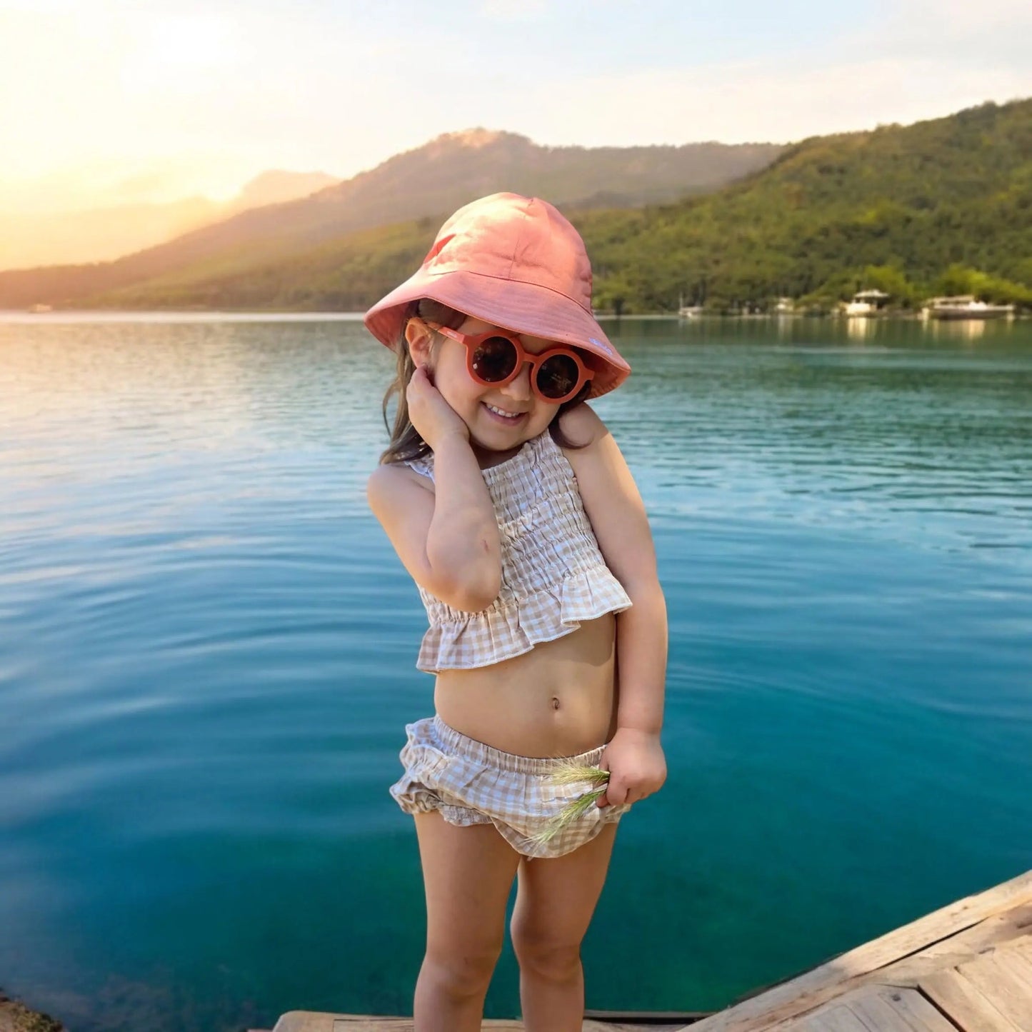 Gorro para el Sol Terracota Nenina & Co - Hecho de Algodón Orgánico | Protección Solar y Estilo