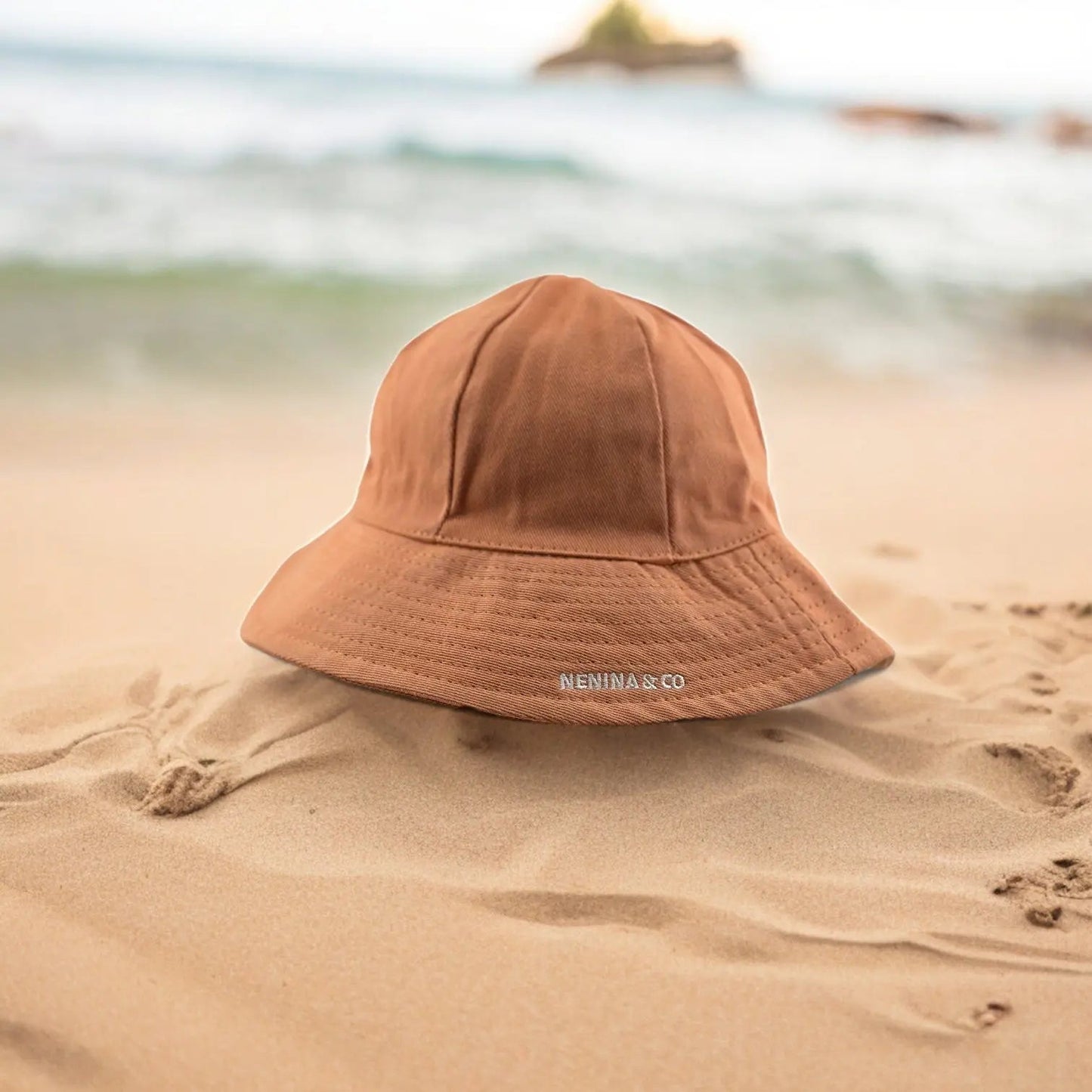 Gorro para el Sol Terracota Nenina & Co - Hecho de Algodón Orgánico | Protección Solar y Estilo
