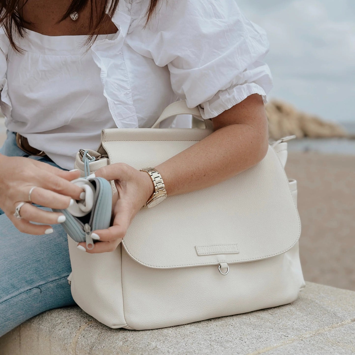 Guardachupete DIAMOND Dusty Blue Nenina & Co