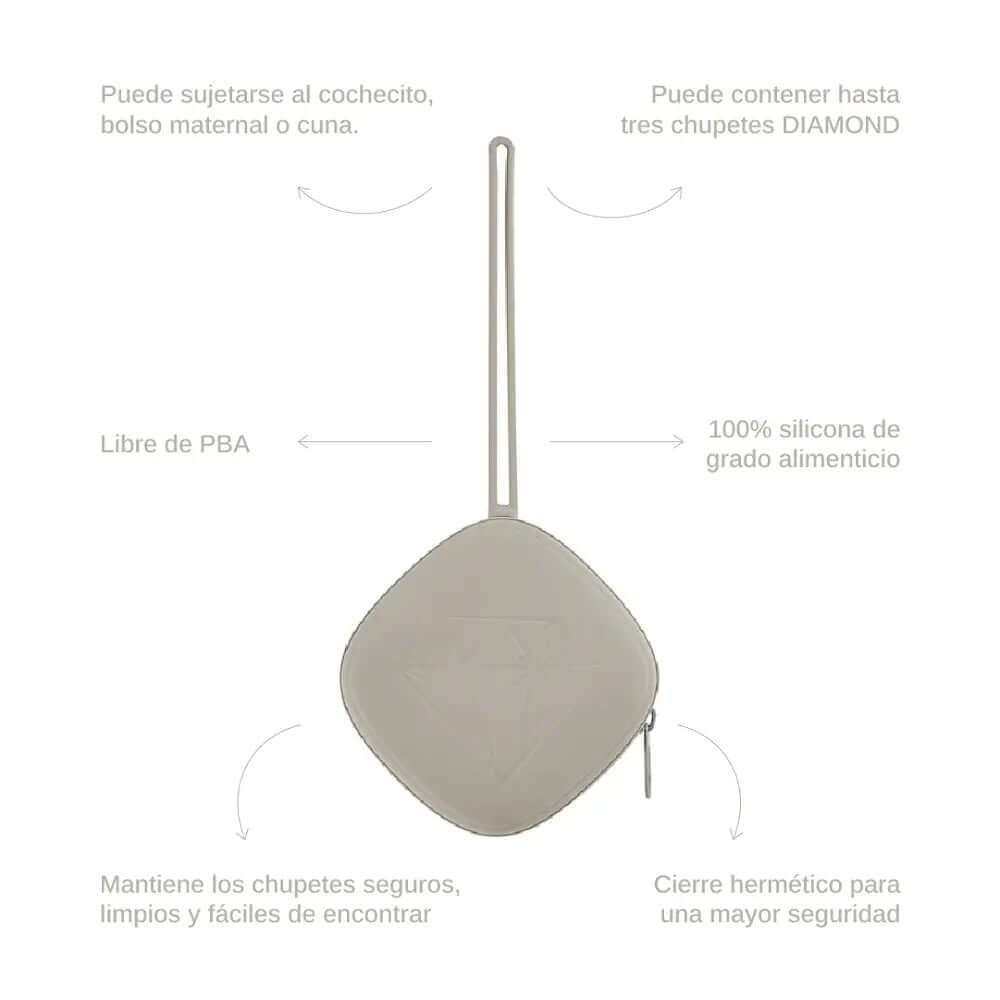 Guardachupete DIAMOND Dusty Grey Nenina & Co