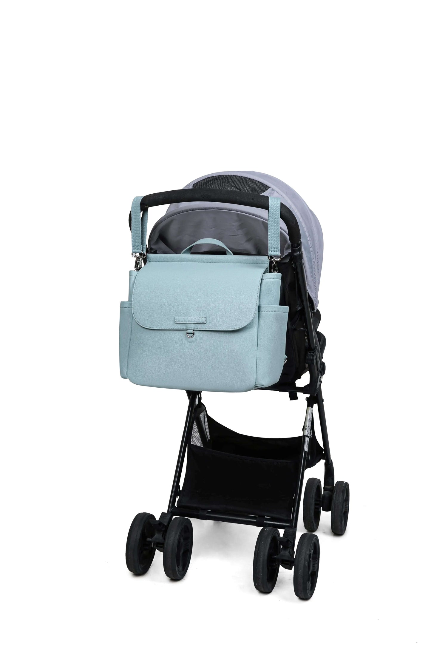 Bolso Maternal Dusty blue +Guardachupete Diamond + Cambiador de Regalo Nenina & Co