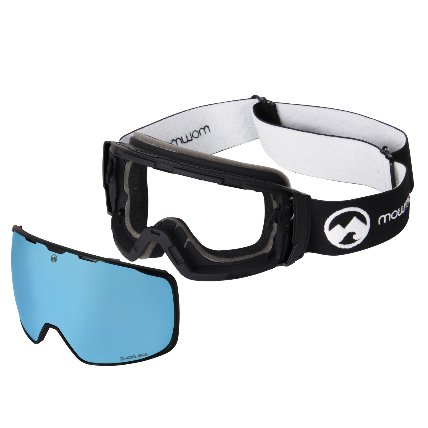 Icon - M/L black frame / Dream blue X-celLens + BONUS lens