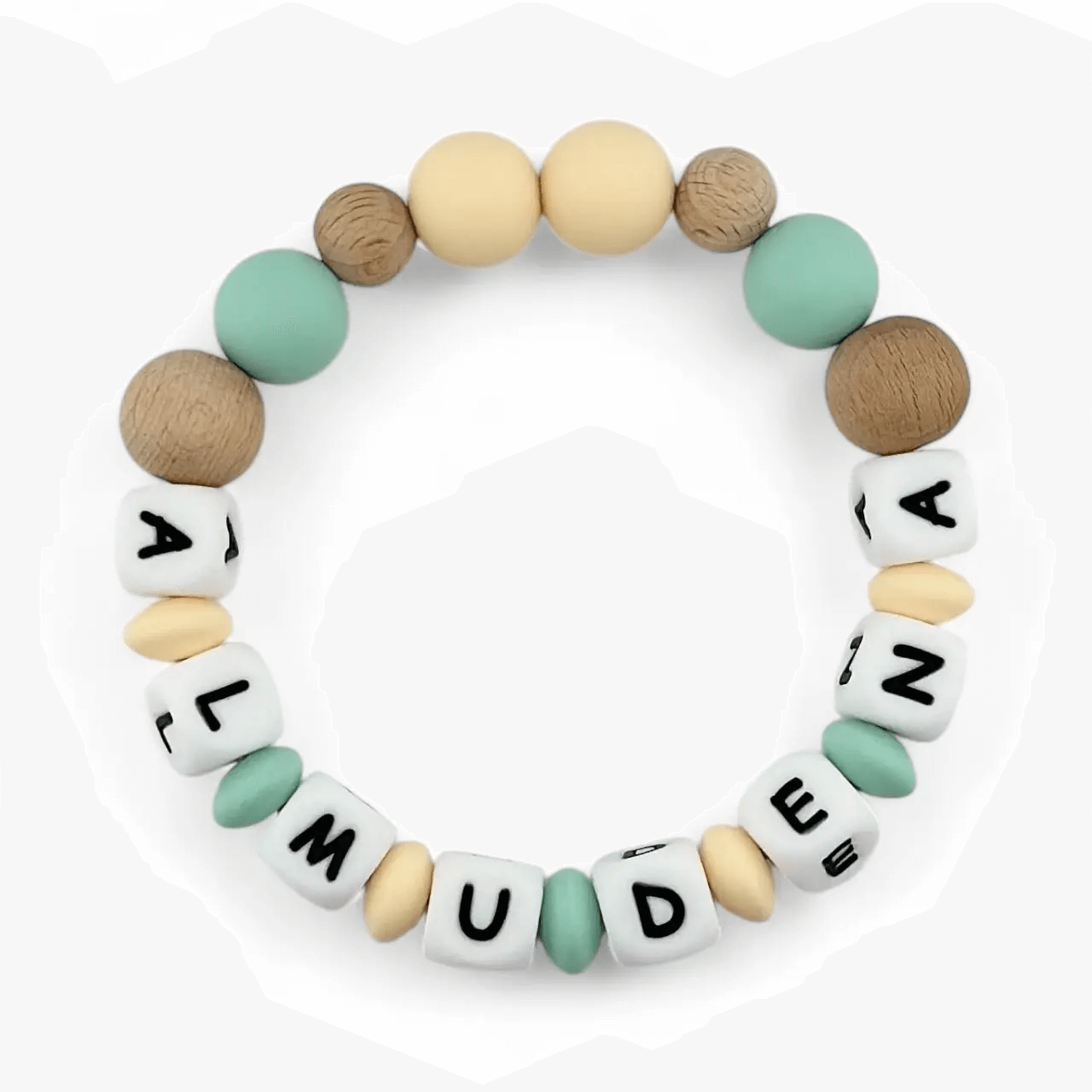 Mordedor  Personalizado con Nombre en Silicona Orgánica | Nenina & Co