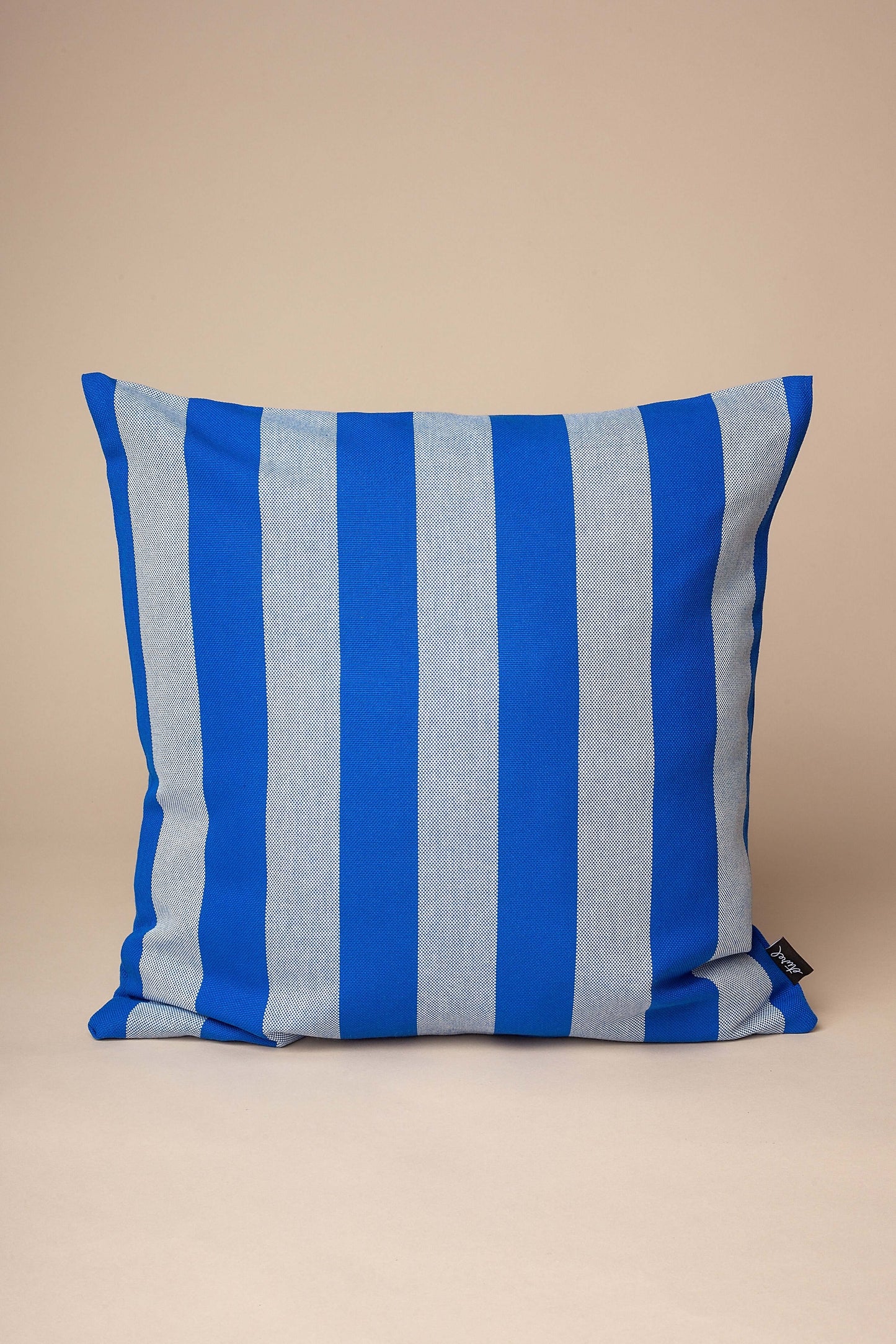 Funda cojín lona toldo azul 50cmx50cm